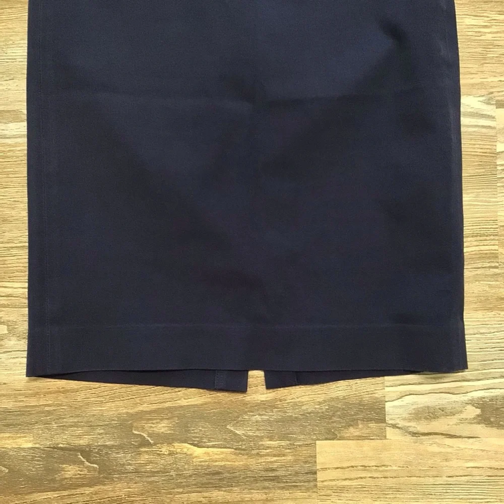Banana Republic Blue Twill Straight Skirt 4
